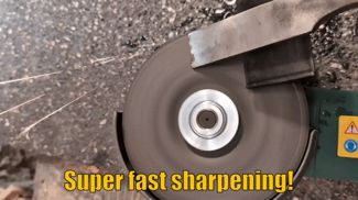 Chisel sharpener jig / guide for Angle Grinder