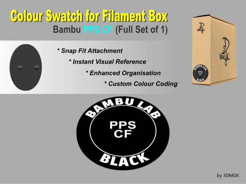 Filament Box Swatch - Bambu PPS CF