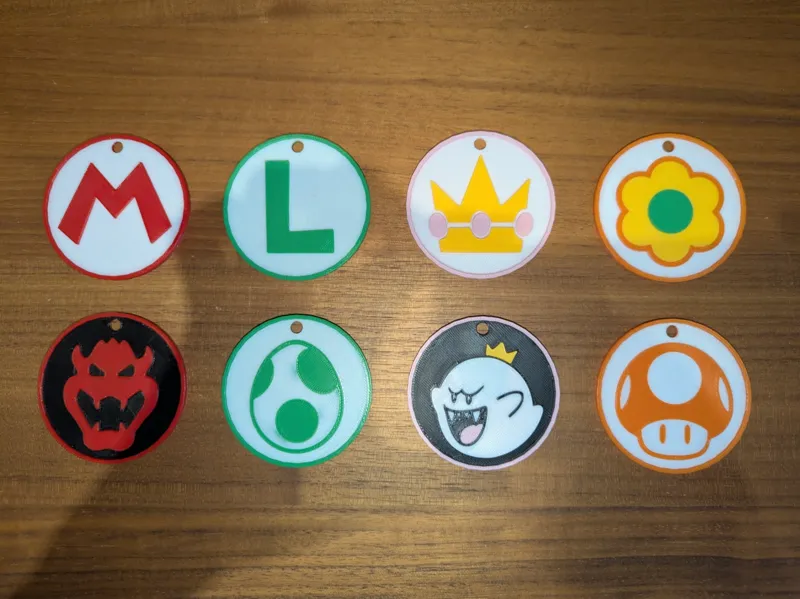Mario Bros Keychains