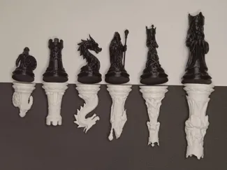 Celtic Chess Pieces Set