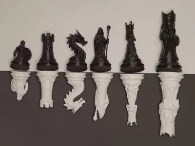 Celtic Chess Pieces Set