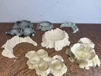Craters terrain set