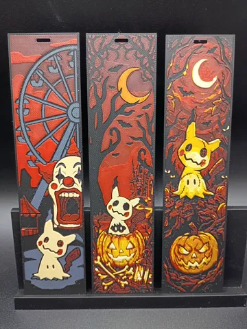 Accesorio de lectura: Mimikyu Halloween Bookmark Set — vista de referencia 2