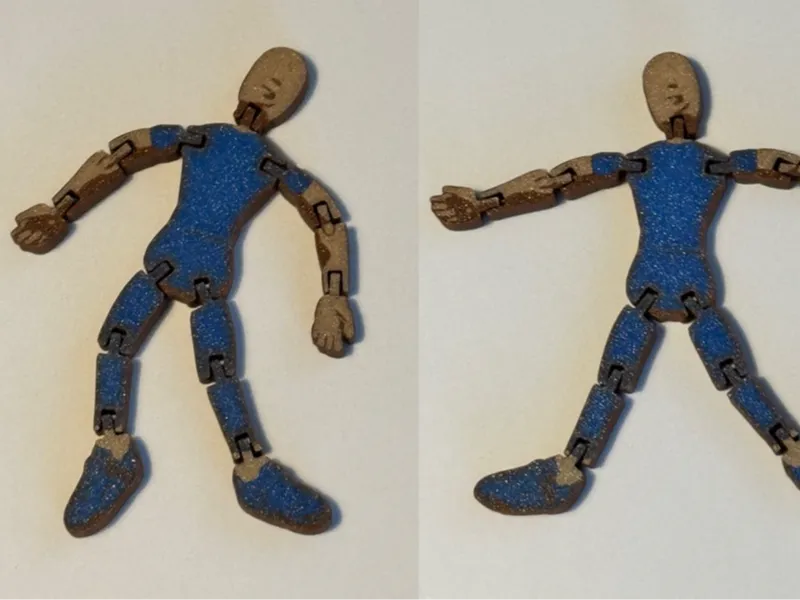 Flexible Crash Test Dummy Figure Toy