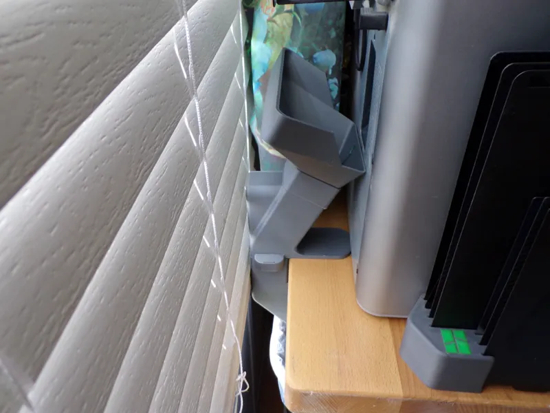 Poop Chute for X1C P1S P1P Behind the Table - Desk