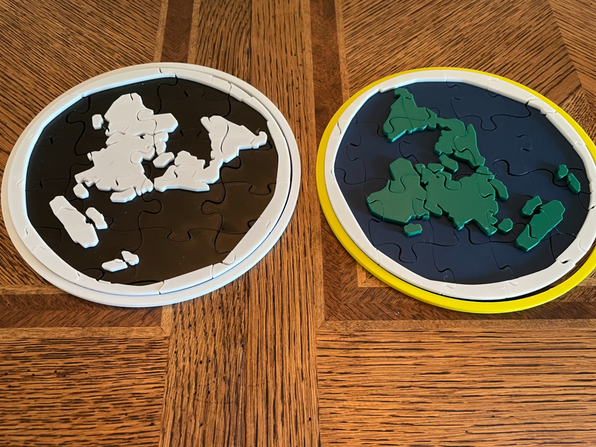 Flat Earth Puzzle