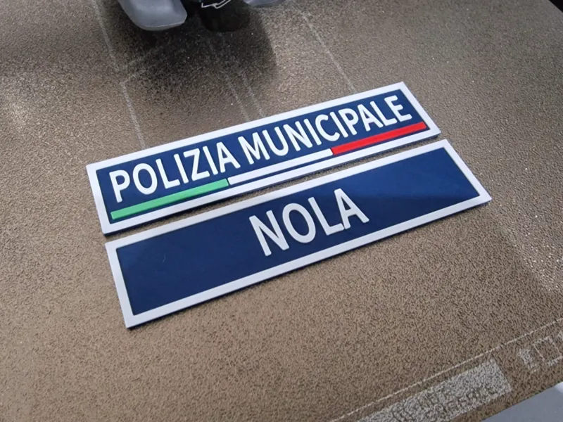 Patch Polizia Municipale Nola kit frontale