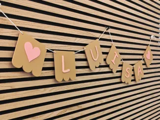 Personalized Name Banner for Kids Room