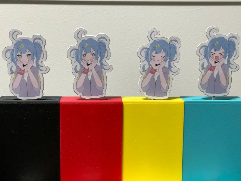 按钮抬升立牌（テレパシ（心灵感应）样式）