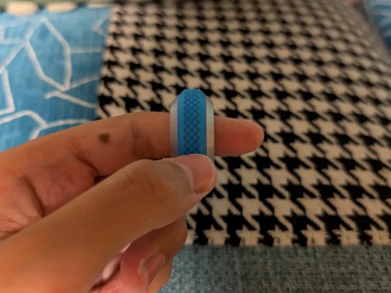 Silent fidget ring spinner EDC (resizable)