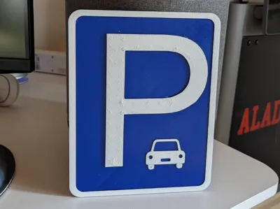 Parking sign