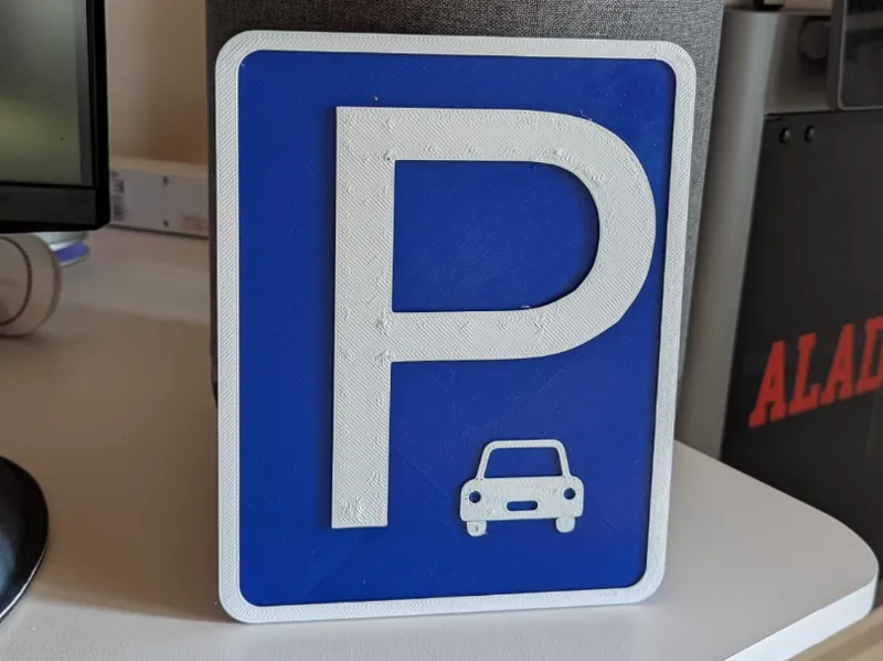 Parkplatzschild