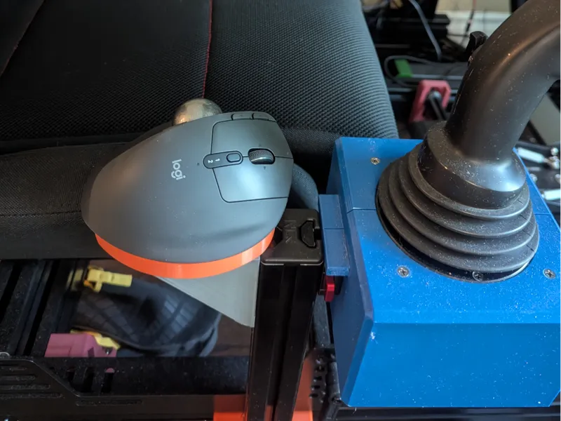 Magnetic Mount for Logitech MX Ergo S Trackball