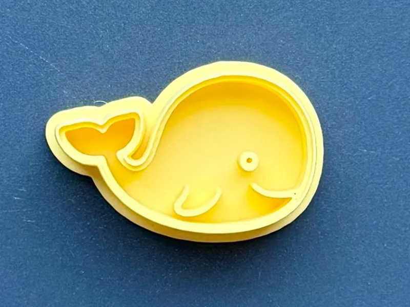 Whale Polymer Clay Cutter Magnets Charms Keychains