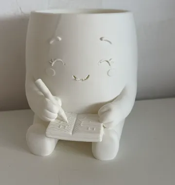 Letrero o emblema decorativo: Pot à plantes « Le Petit Écrivain » — vista de referencia 2