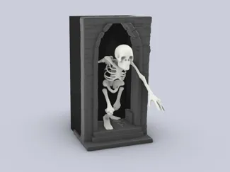 Skeleton Book Nook