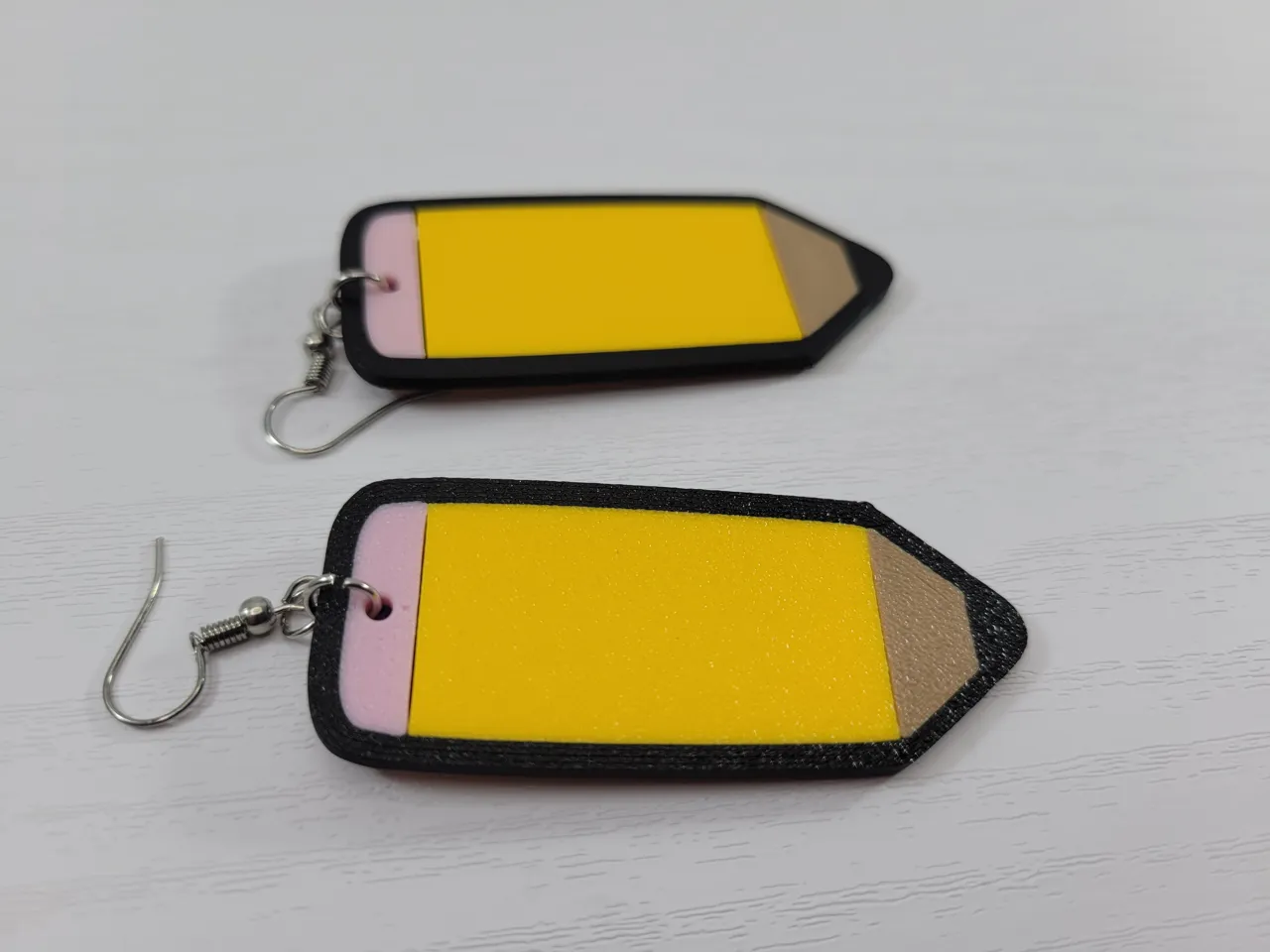 Pencil Earring Gift for Teachers OOTD view 3