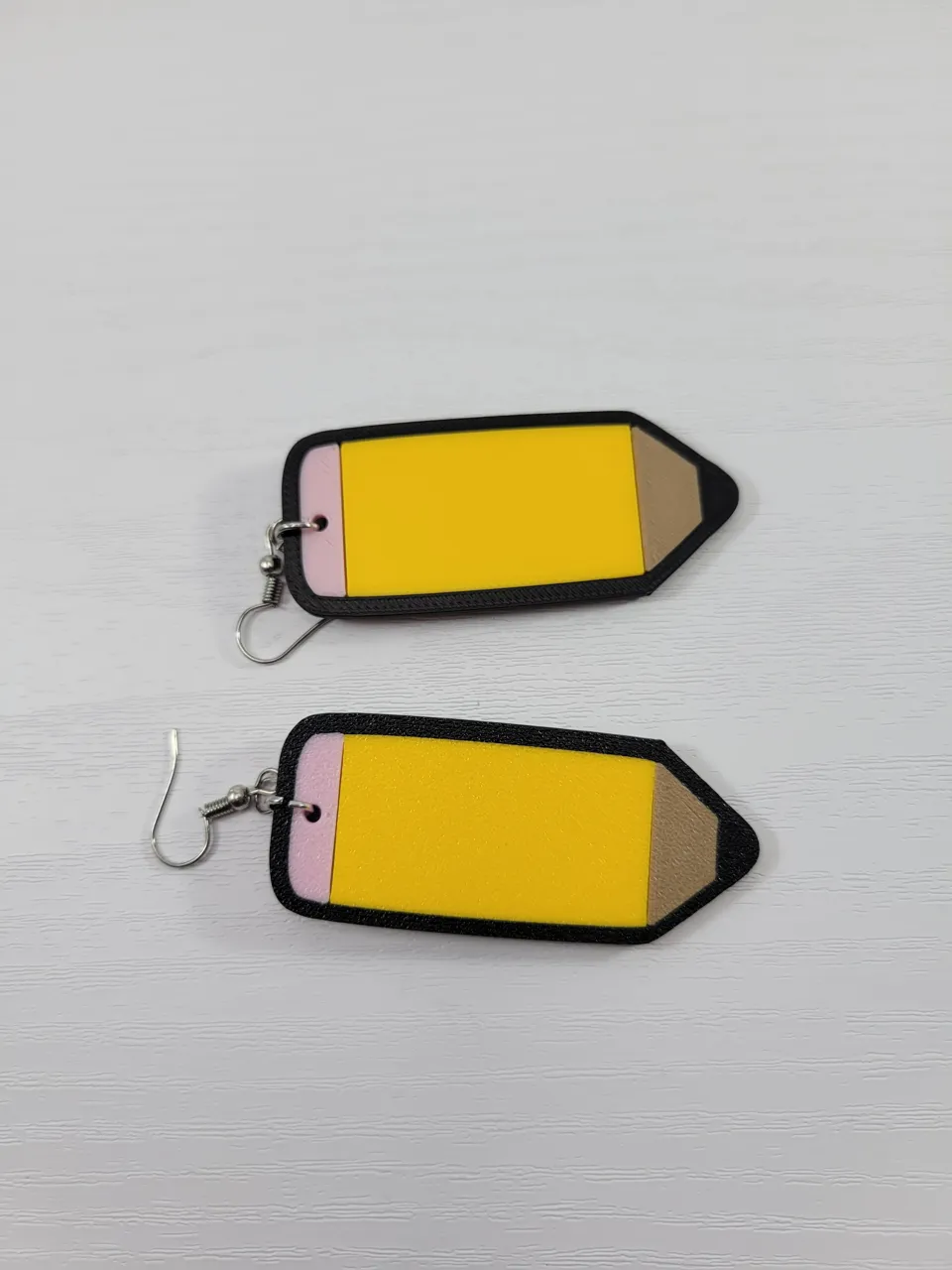 Pencil Earring Gift for Teachers OOTD view 4