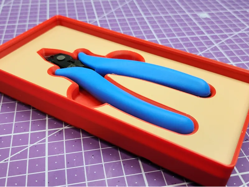 Gridfinity bin 2x4 for Godhand Side Cutters