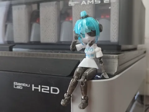 Figura decorativa: Mimi Sentry Chan Jointed Figure 可动小步哨娘 — referencia de MakerWorld