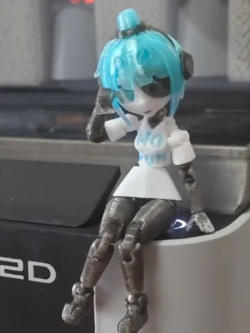 Figura decorativa: Mimi Sentry Chan Jointed Figure 可动小步哨娘 — vista de referencia 2