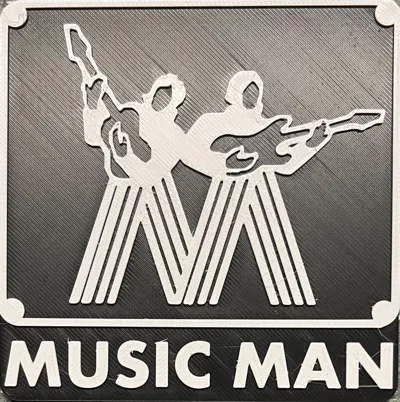 Music Man Sign Music Man logo for guitar cases by Mar10us - MakerWorld