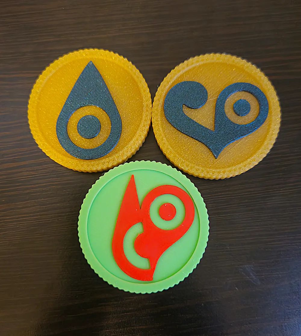Digimon Power Coins Set 2 by MTFPrint - MakerWorld