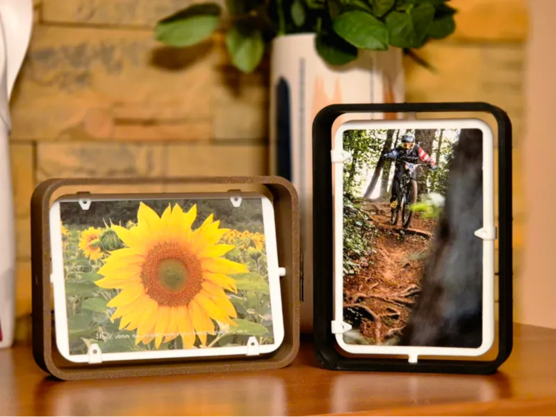Rotating Double - Sided Photo Modern Frame 