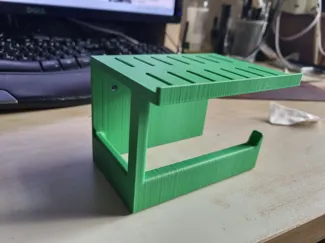Toilet paper & phone holder v2
