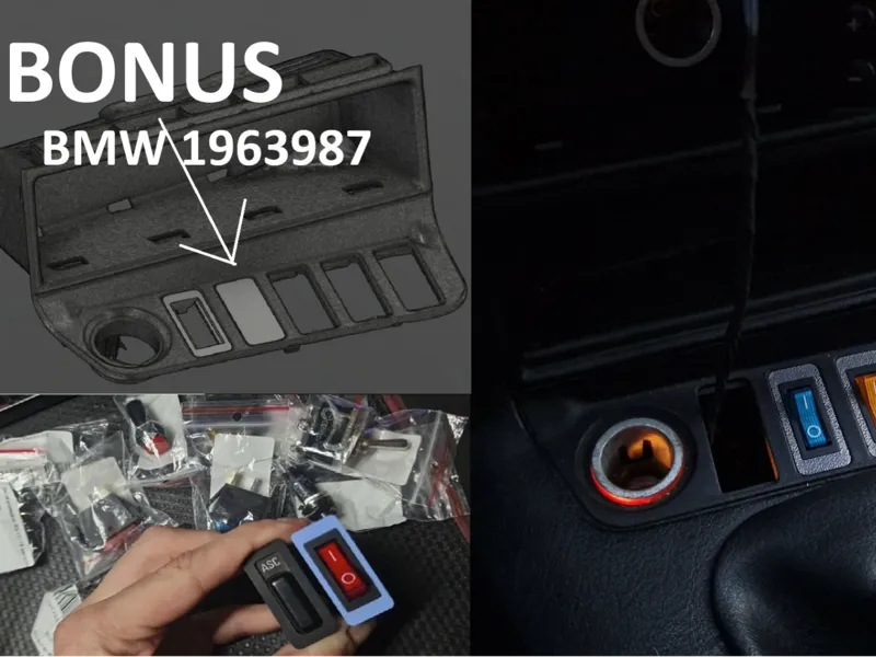 BMW E36 switches mount BONUS 1963987