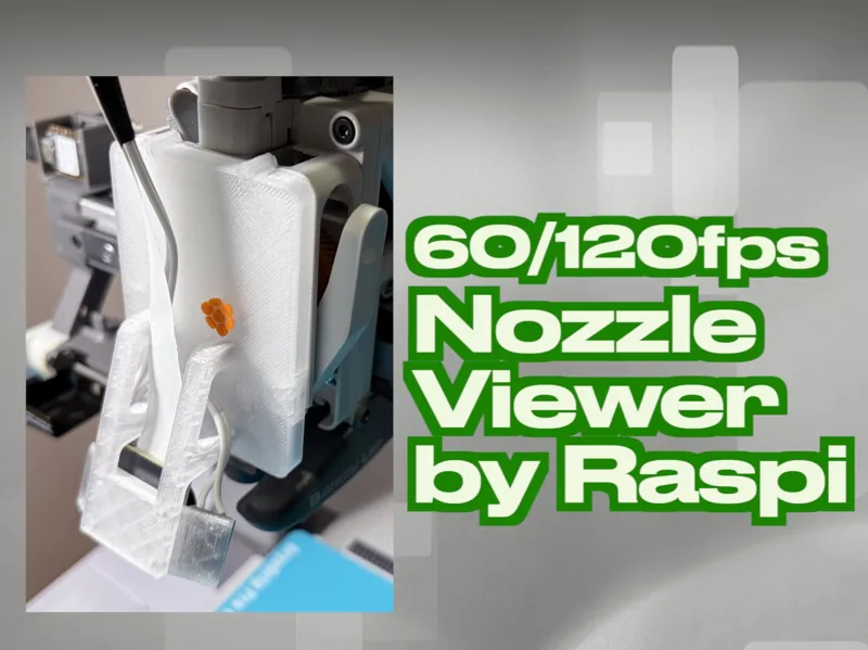 Bambu Lab A1 / A1 mini Camera Mount (by Raspi)