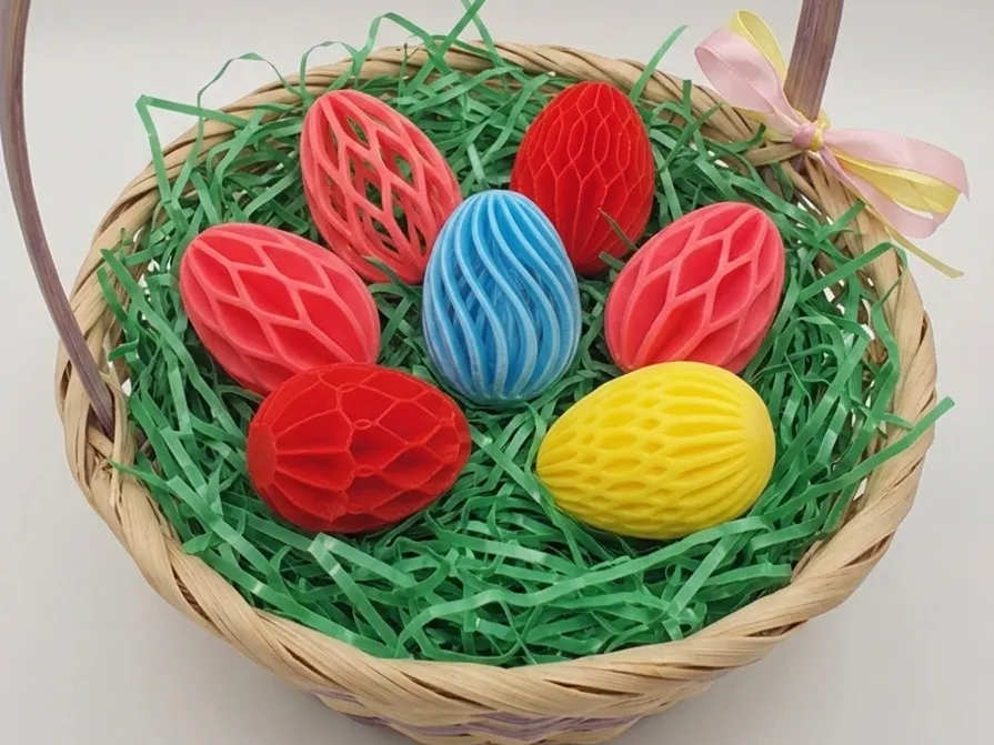 Decorative Easter Eggs - Free 3D Print Model - MakerWorld