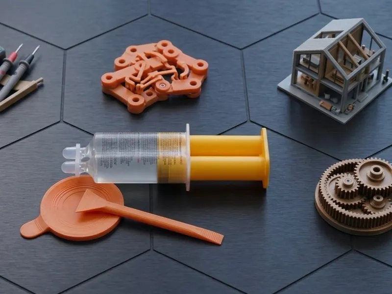 15-Min Print: Epoxy Glue Tray & Spatula