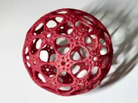 Boules de Noël effet Voronoi et fil de fer — photo 3