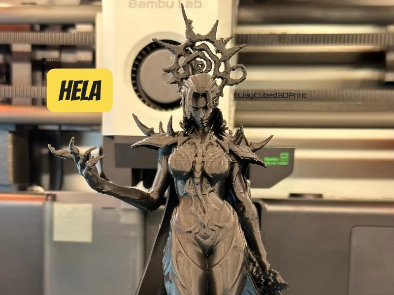 Hela - Queen in Black - Fan Art Sculpture