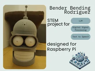 Bender robot for Raspberry Pi