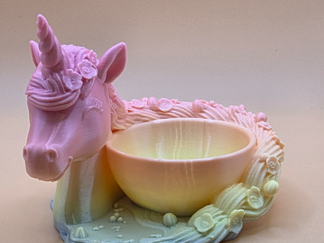 Rainbow Unicorn Bowl – Decorative Organizer