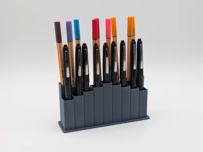 Pen Holder / Stand for 18 pens / modern design