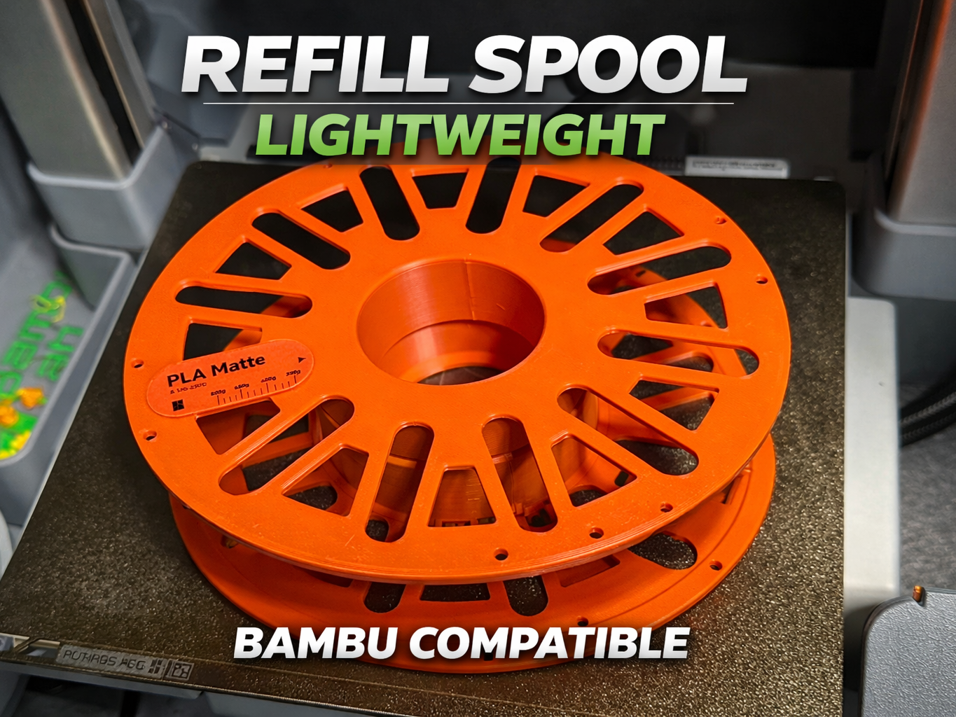 Bambu Refill Spool – Lightweight AMS Compatible