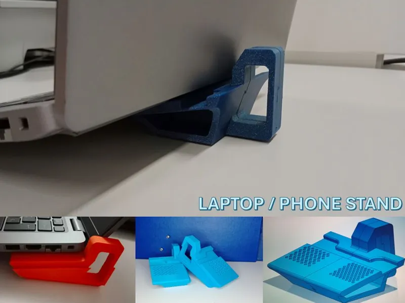 Portable laptop/phone stand
