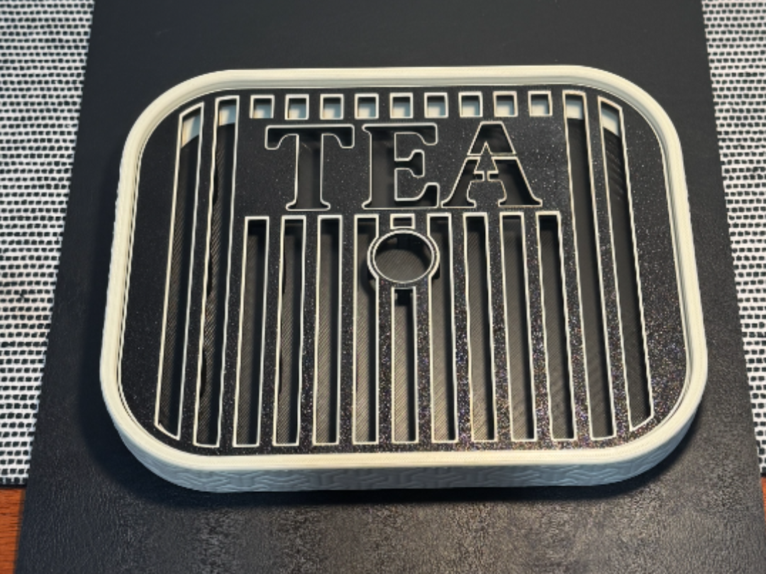 Tea Tray with Drip Tray Insert