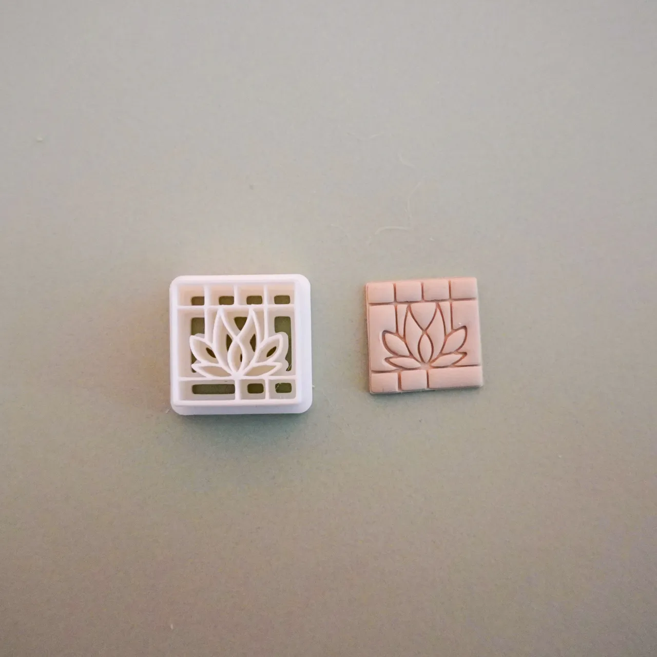 Lotus Polymer Clay Cutter For Earrings Necklaces view 3