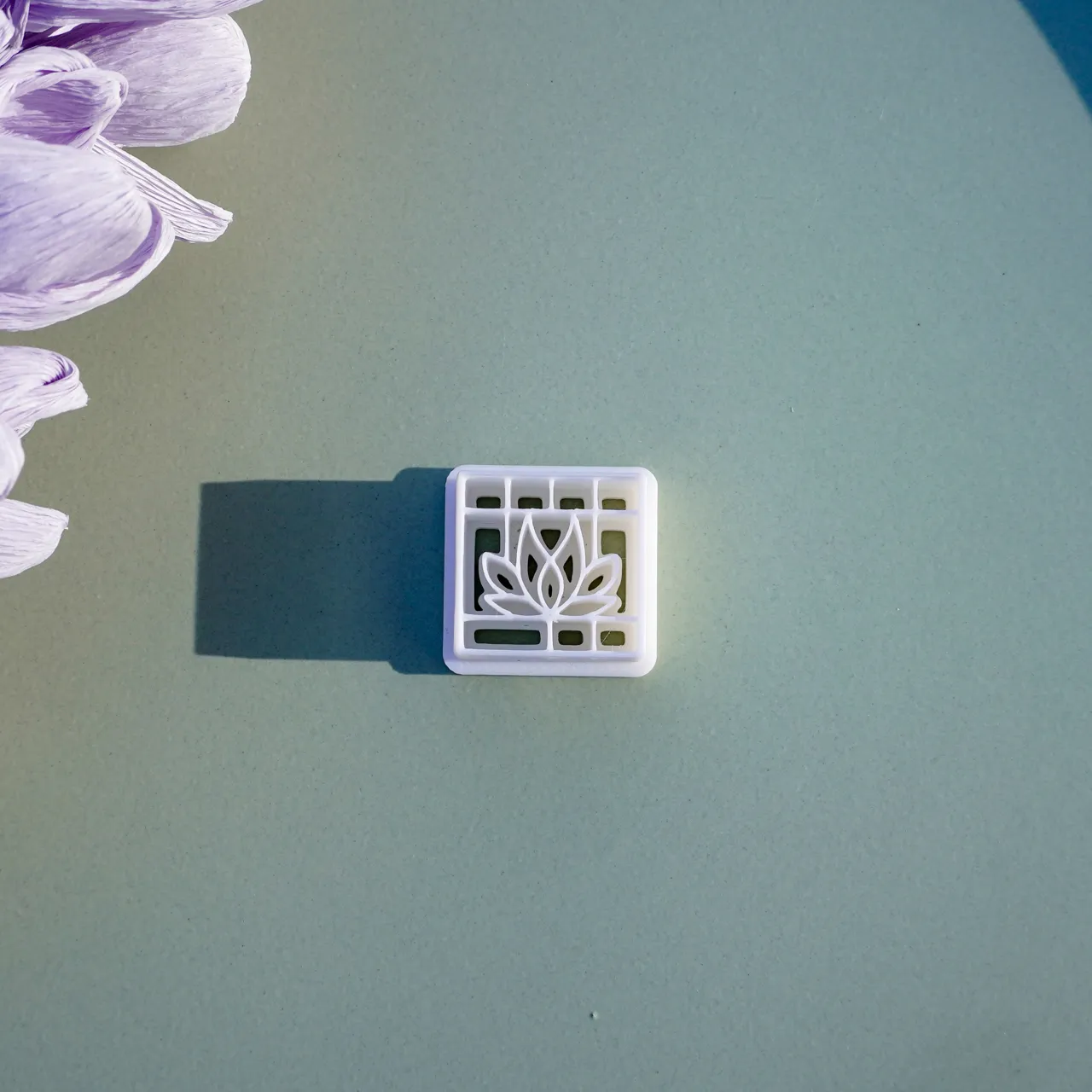 Lotus Polymer Clay Cutter For Earrings Necklaces view 2
