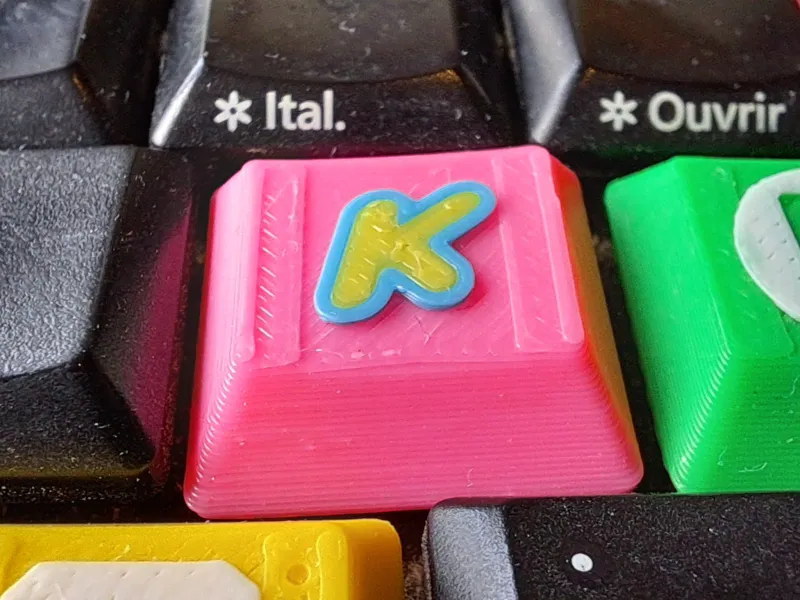 Touche "KIRBY" Clavier Ms Wireless Desktop3000v2