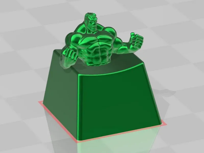 Hulk Keycap Marvel Tastkappenschutz