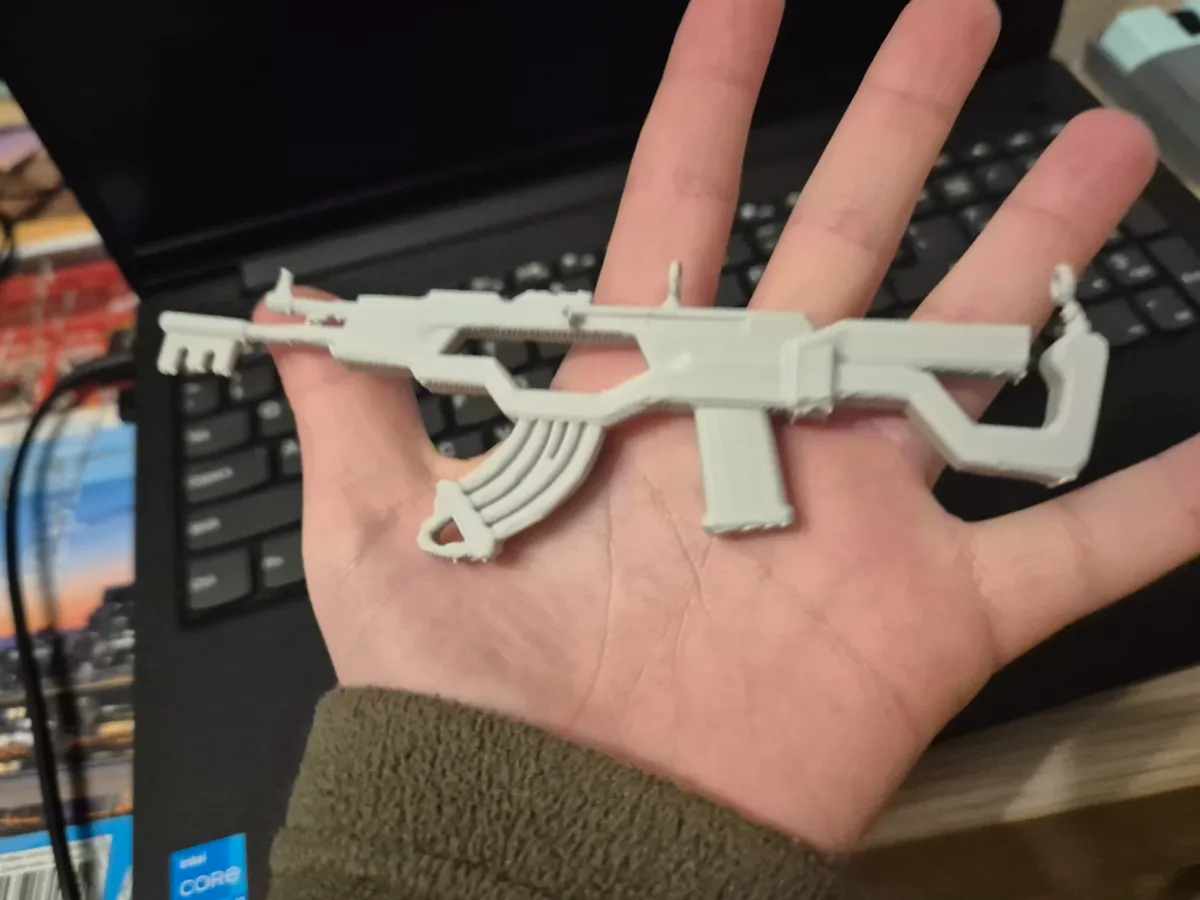 Ak Rivals Rivals Key AK 47 - Free 3D Print Model - MakerWorld