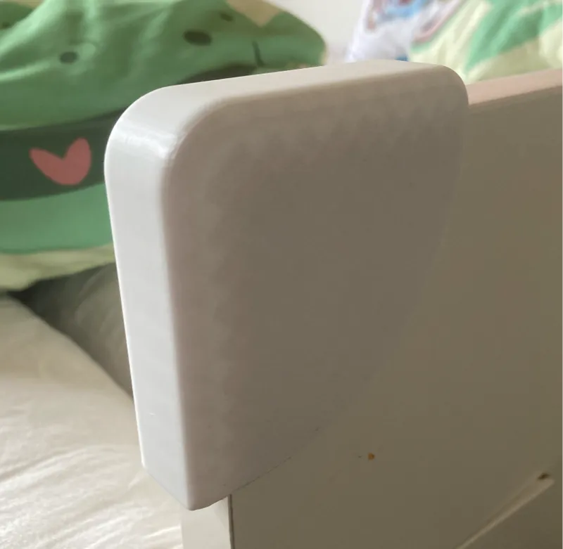 Corner protector, designes dor IKEA BRIMNES bed