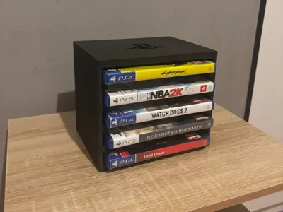 PlayStation Game Storage Rack - Holds 5 Games