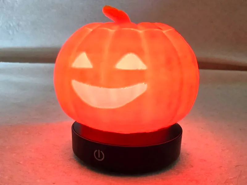 Hollow Pumpkin Ornament/Tealight Holder