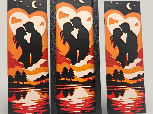 Lover's 50mm x 150mm Bookmark